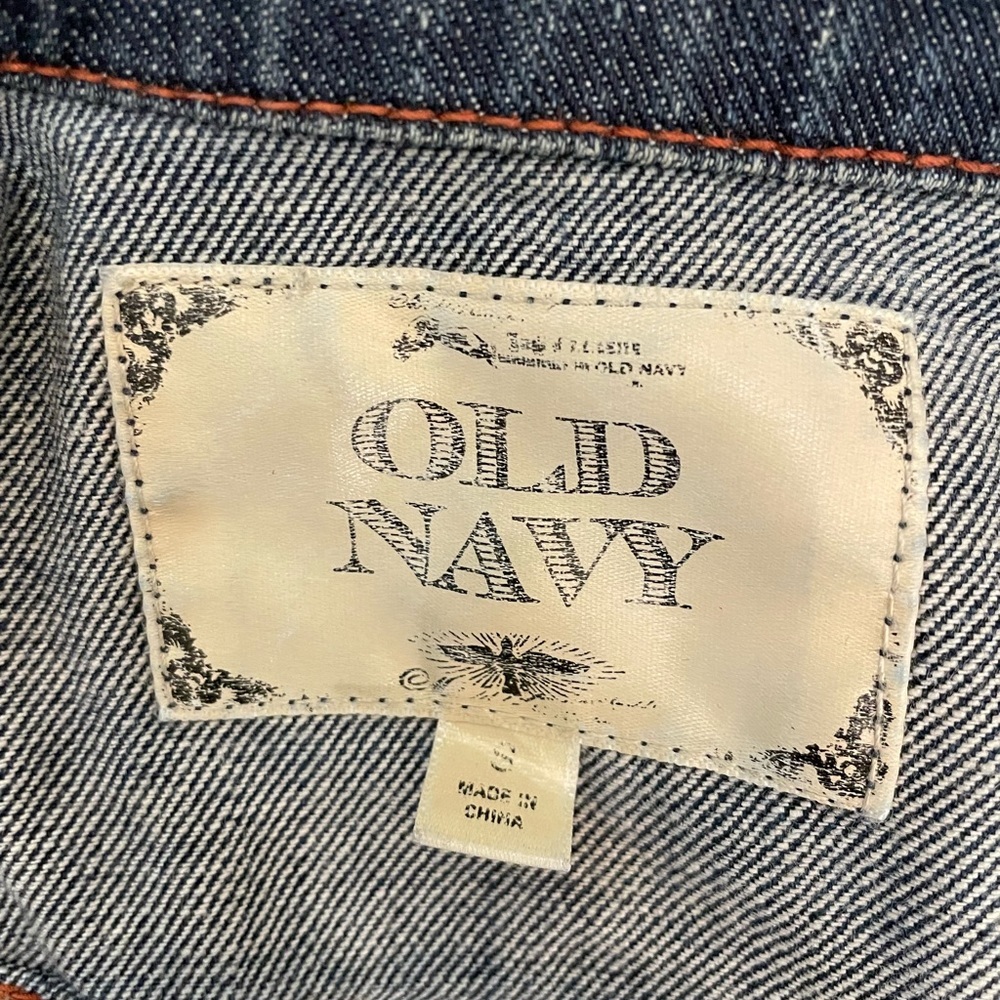 Girls Jean Jacket Cropped. Size Small Old Navy Special Edition - Picture 5 of 7